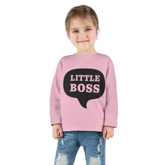 Little Boss Toddler Long Sleeve Tee