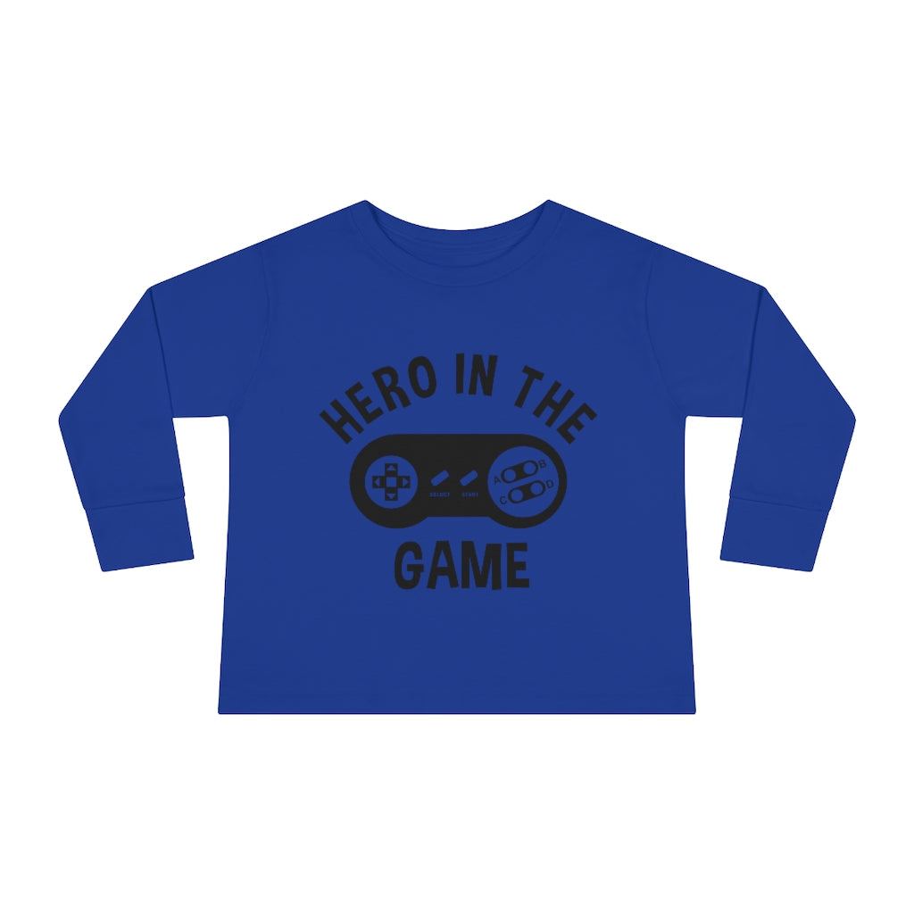 Game Hero Toddler Long Sleeve Tee