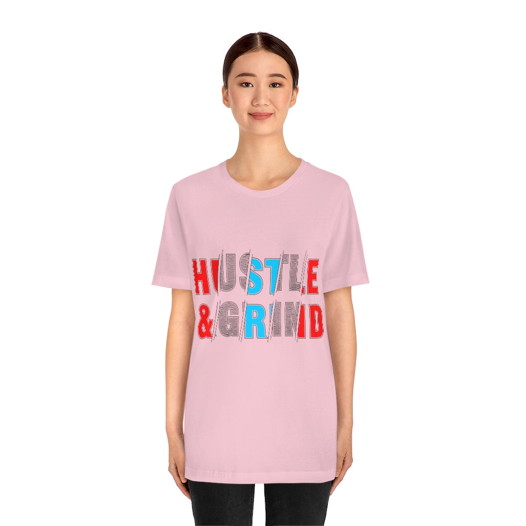 Hustle And Grind Unisex Jersey Short Sleeve Tee