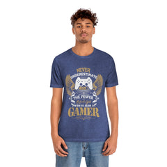 Never Underestimate Gamer Girls Unisex Jersey Short Sleeve Tee