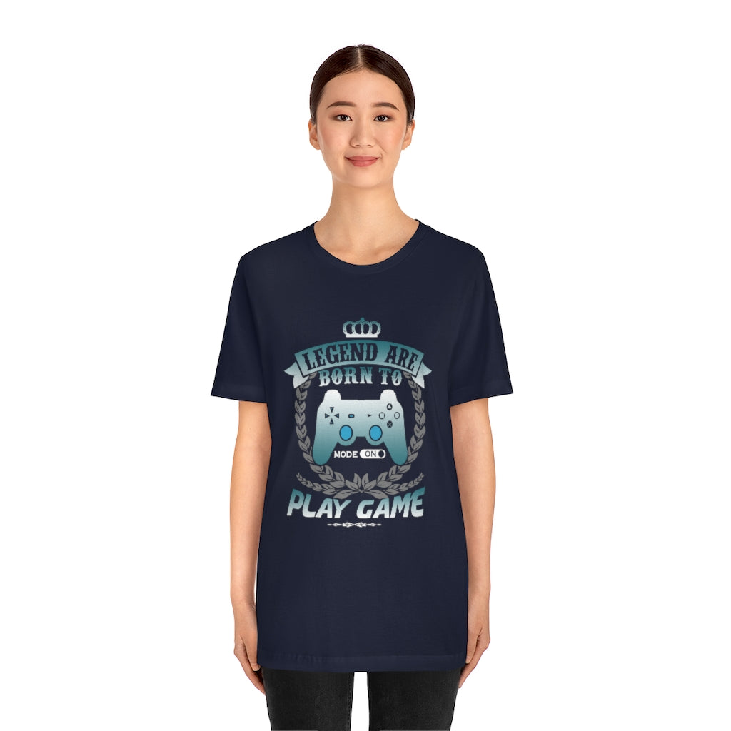Born To Game Unisex Jersey Short Sleeve Tee