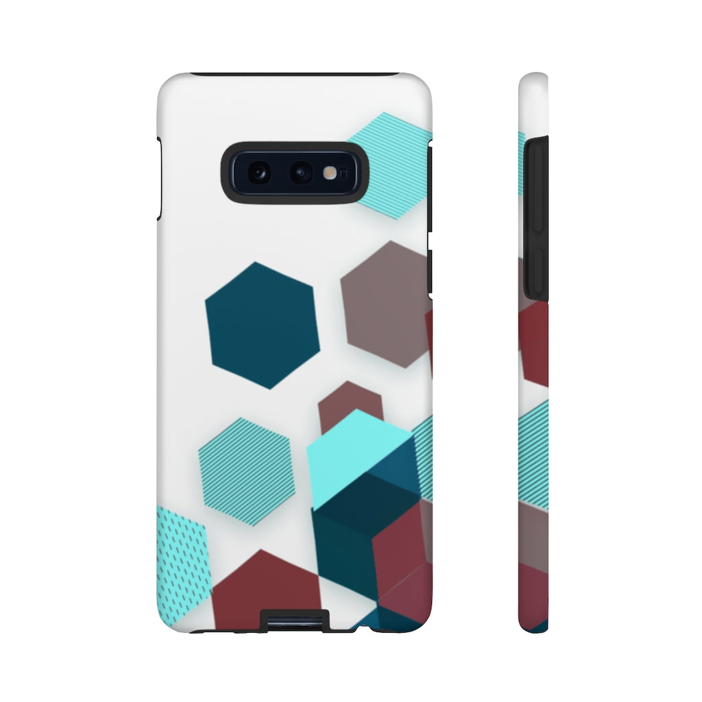 Hexagon Geometric Samsung Galaxy Tough Cases