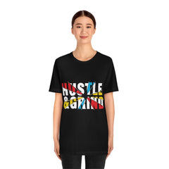 Hustle And Grind Unisex Jersey Short Sleeve Tee