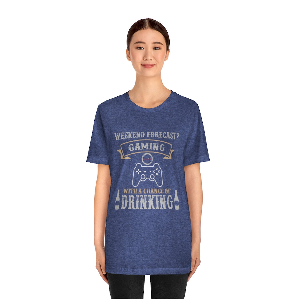 Weekend Forecast Unisex Jersey Short Sleeve Tee