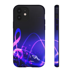 Floating Notes Music iPhone Tough Cases