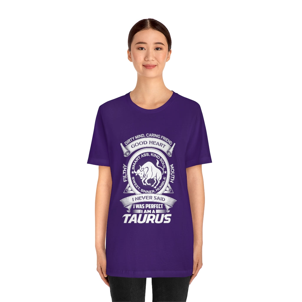 Taurus Unisex Jersey Short Sleeve Tee