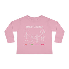 My Little Family Toddler Long Sleeve Tee