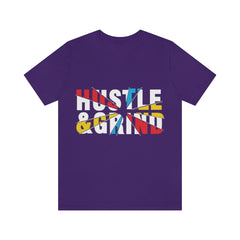 Hustle And Grind Unisex Jersey Short Sleeve Tee