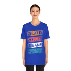 Gaming Repeat Unisex Jersey Short Sleeve Tee