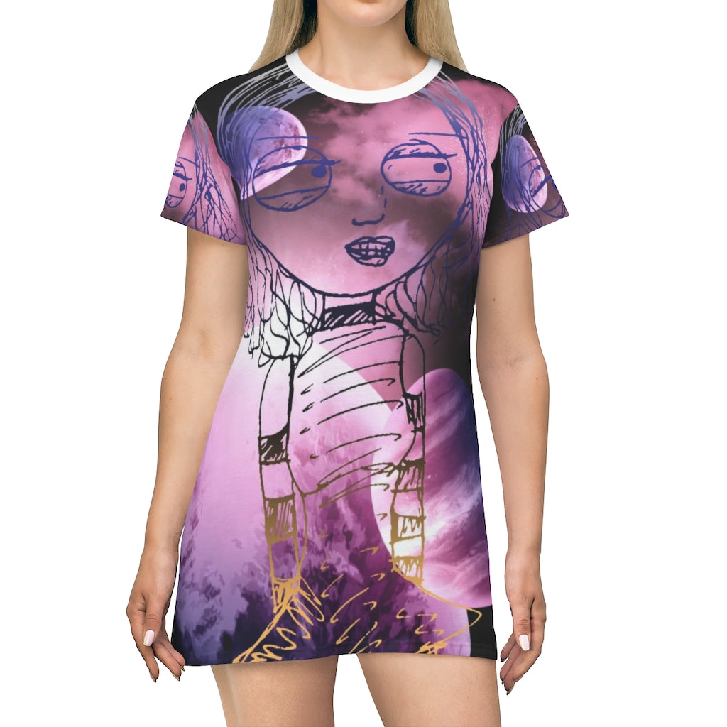 Cartoon T-Shirt Dress