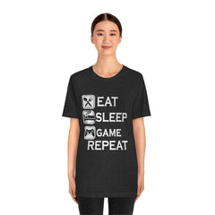 Gaming Repeat Unisex Jersey Short Sleeve Tee