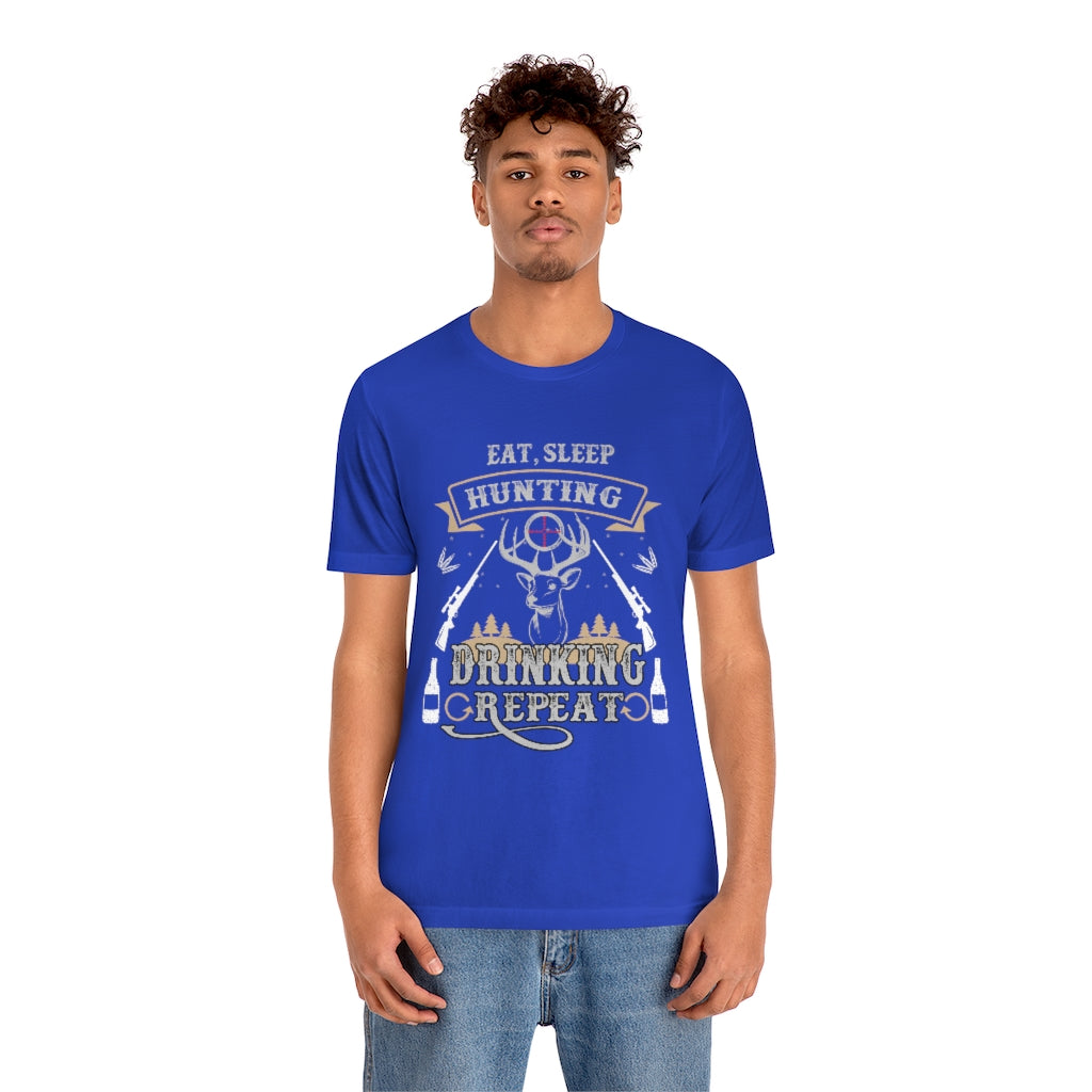 Hunting Repeat Unisex Jersey Short Sleeve Tee