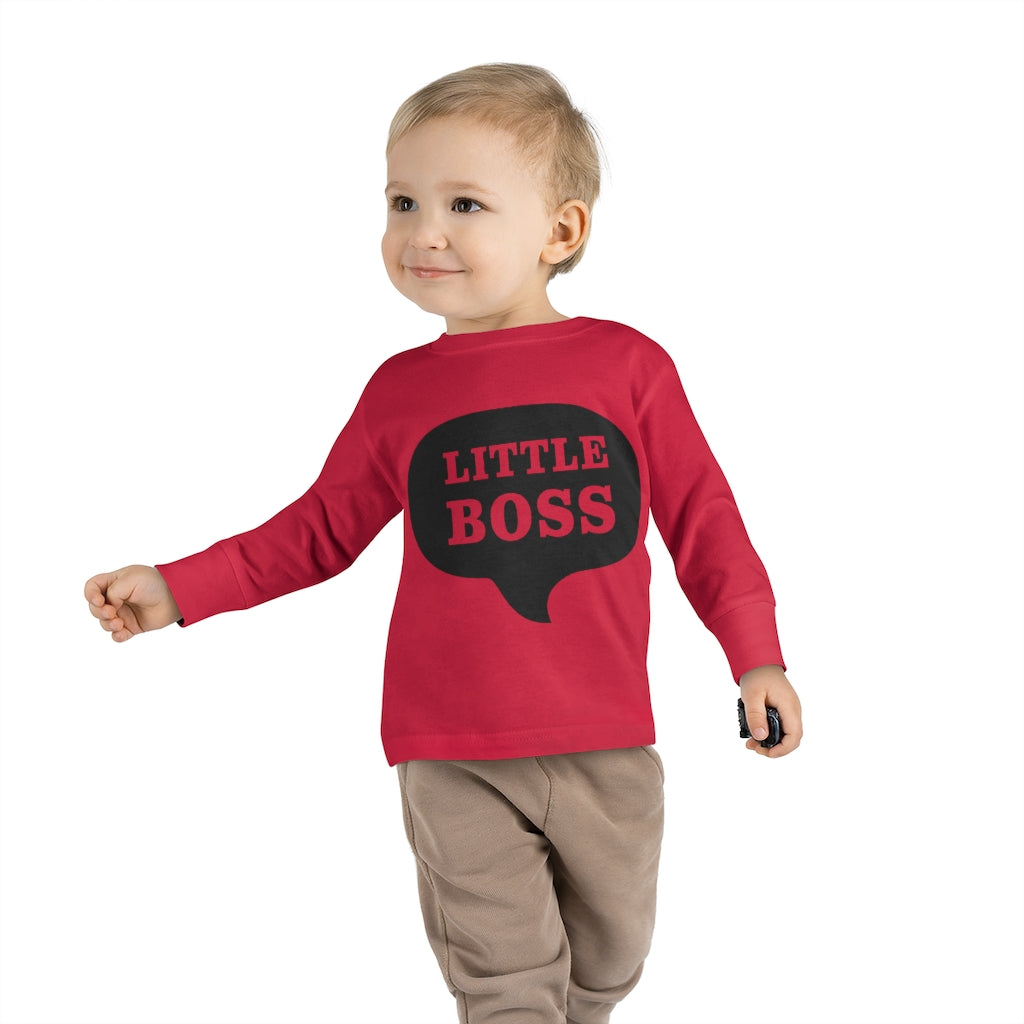 Little Boss Toddler Long Sleeve Tee