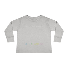 My Little Family Toddler Long Sleeve Tee
