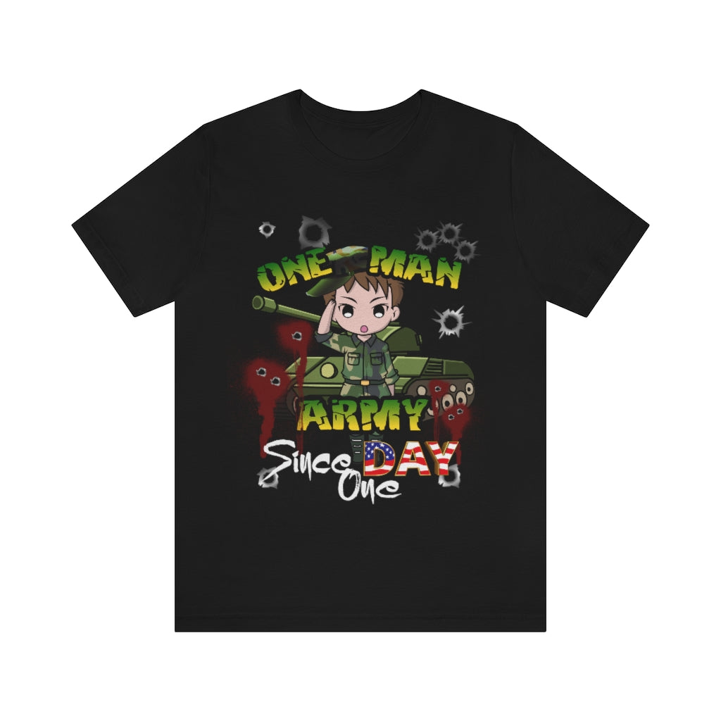 One Man Army Unisex Jersey Short Sleeve Tee