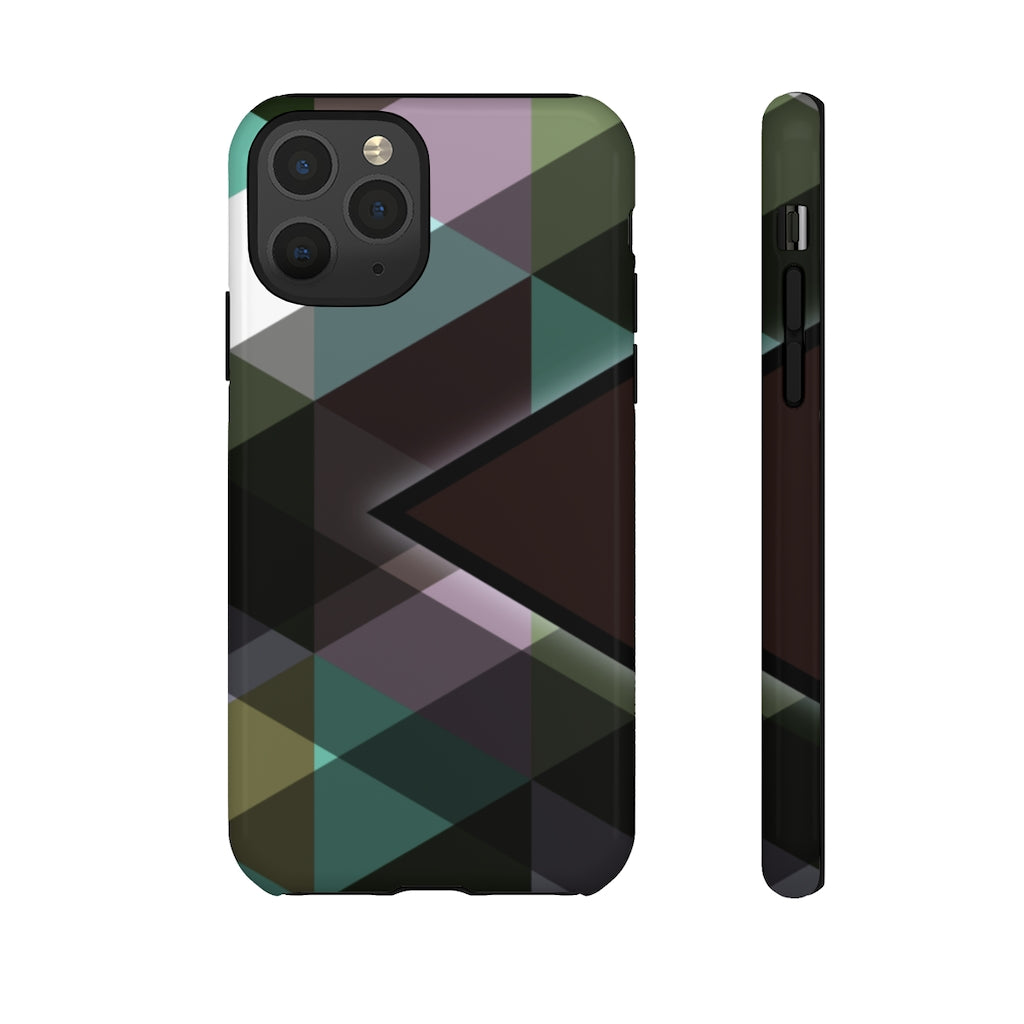 Plaid Geometric iPhone Tough Cases