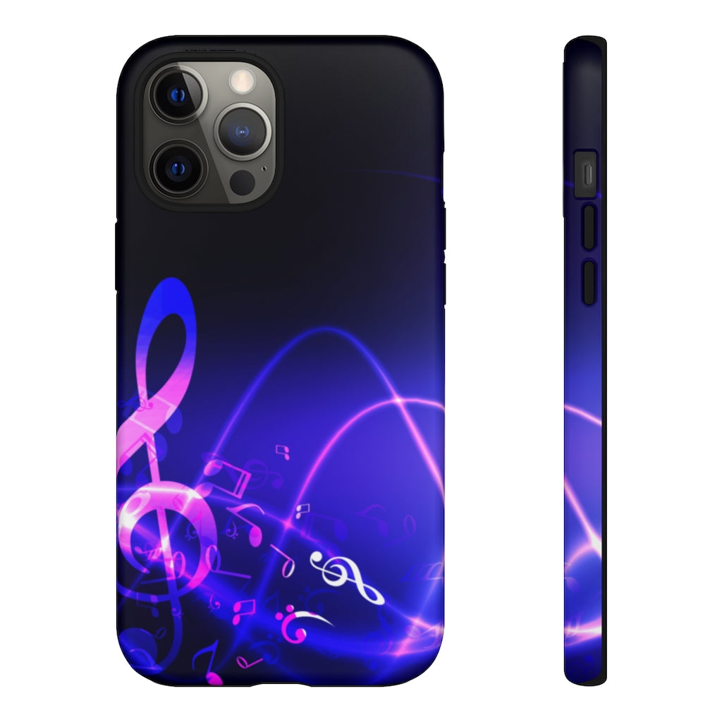Floating Notes Music iPhone Tough Cases