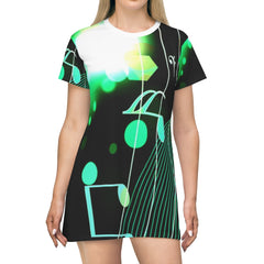 Lost Notes Music T-Shirt Dress