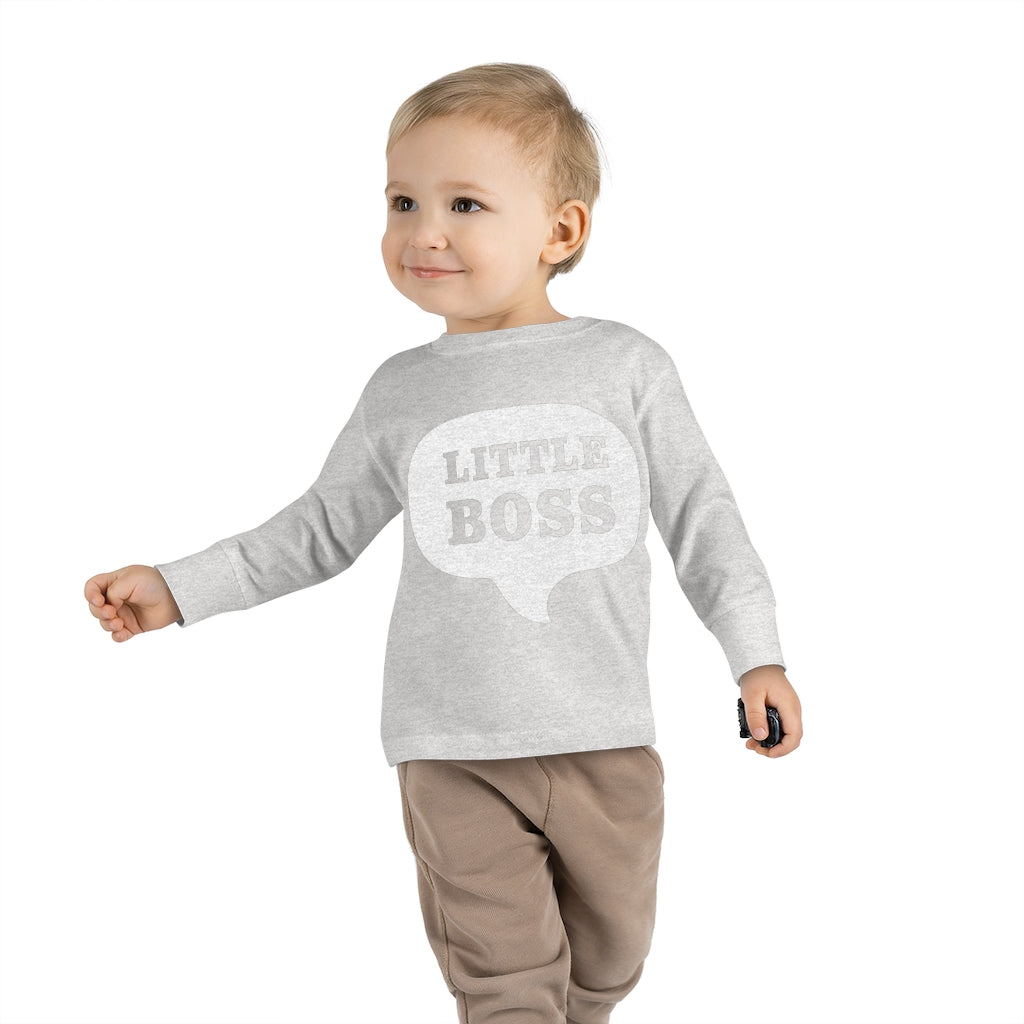 Little Boss Toddler Long Sleeve Tee