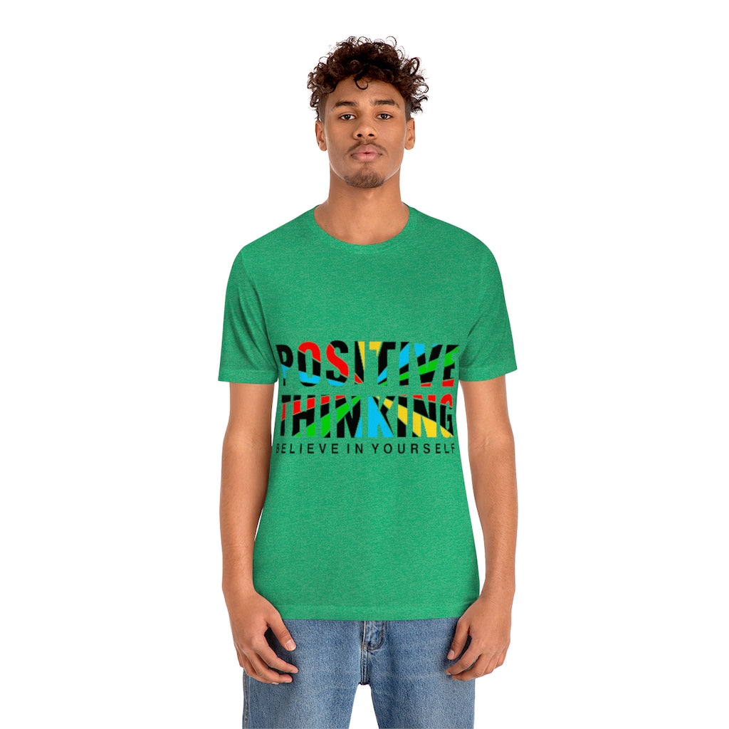 Positive Thinking Unisex Jersey Short Sleeve Tee