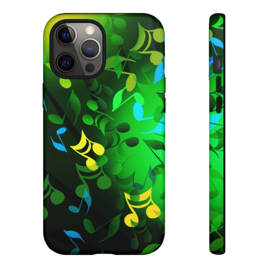 Scattered Notes Music iPhone Tough Cases