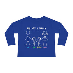 My Little Family Toddler Long Sleeve Tee