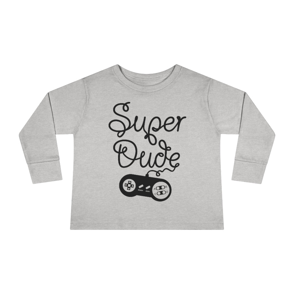 Super Dude Toddler Long Sleeve Tee