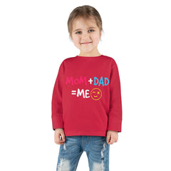 Mom Dad Me Toddler Long Sleeve Tee