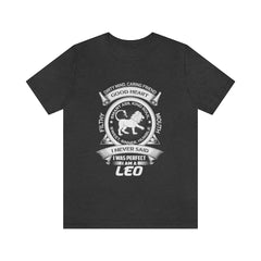 Leo Unisex Jersey Short Sleeve Tee