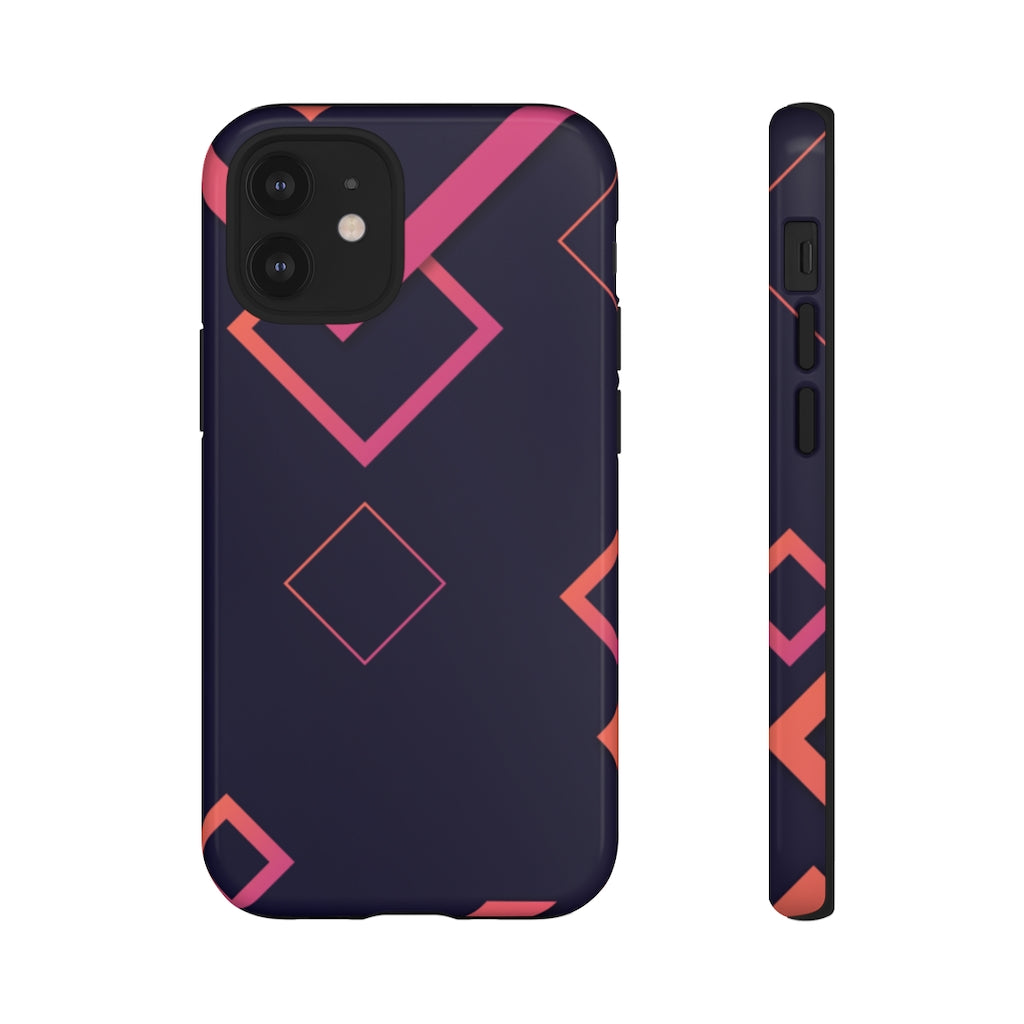Boxed Geometric iPhone Tough Cases