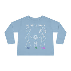 My Little Family Toddler Long Sleeve Tee