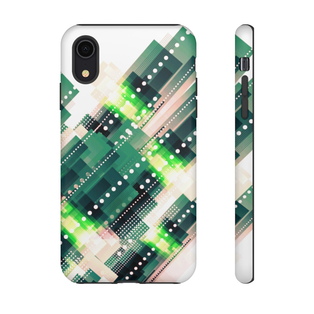 Ribbon Geometric iPhone Tough Cases