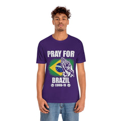 Pray For Brazil Unisex Jersey Short Sleeve Tee