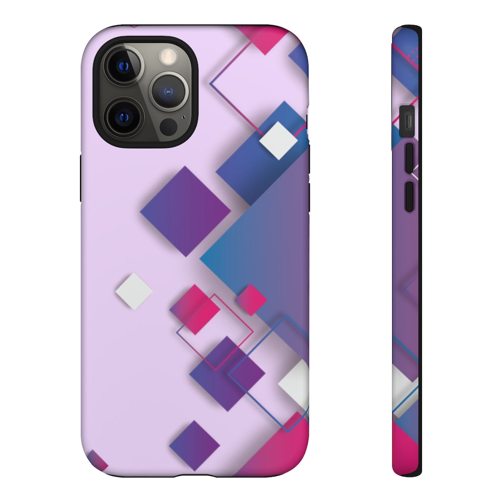 Cubed Geometric iPhone Tough Cases