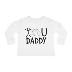 Love Daddy Toddler Long Sleeve Tee