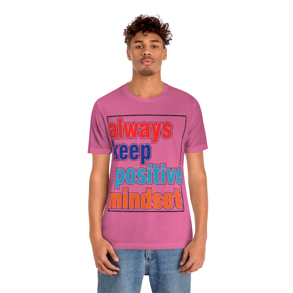 Positive Mindset Unisex Jersey Short Sleeve Tee