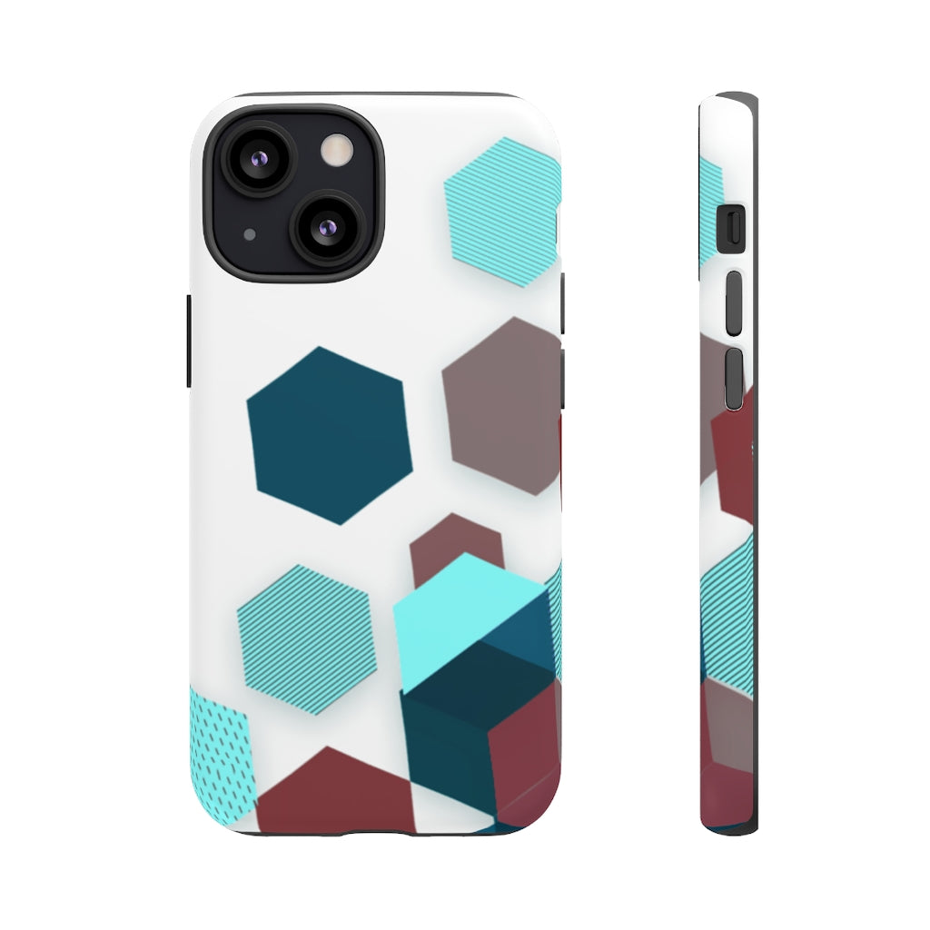 Hexagon Geometric iPhone Tough Cases
