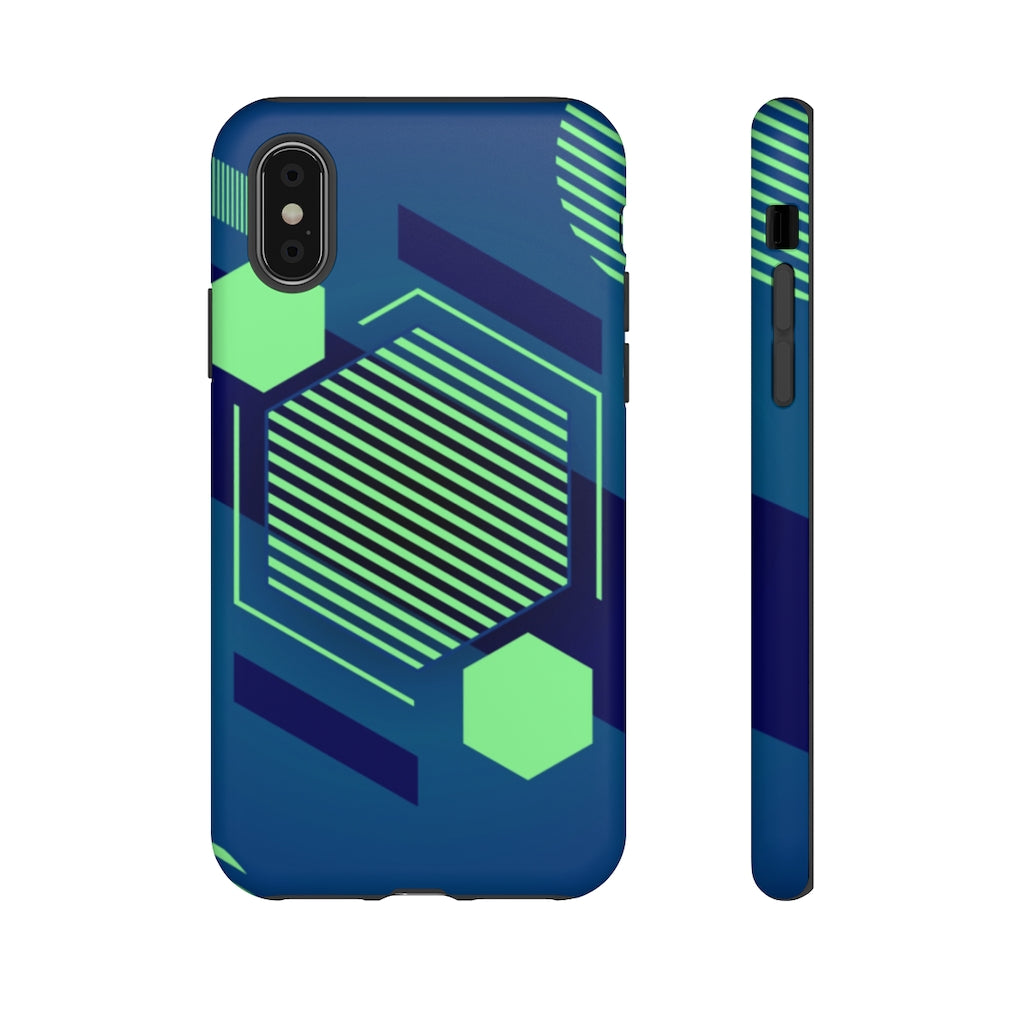 Hexagon Geometric iPhone Tough Cases