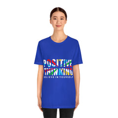 Positive Thinking Unisex Jersey Short Sleeve Tee