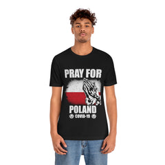 Pray For Poland Unisex Jersey Short Sleeve Tee