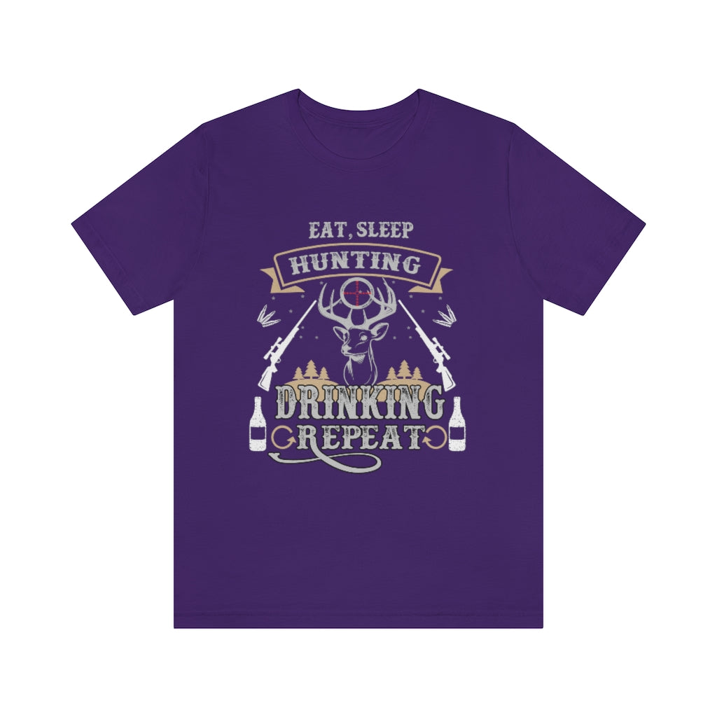 Hunting Repeat Unisex Jersey Short Sleeve Tee