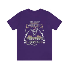 Hunting Repeat Unisex Jersey Short Sleeve Tee