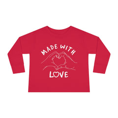 Made With Love Toddler Long Sleeve Tee