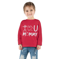 Love Mommy Toddler Long Sleeve Tee