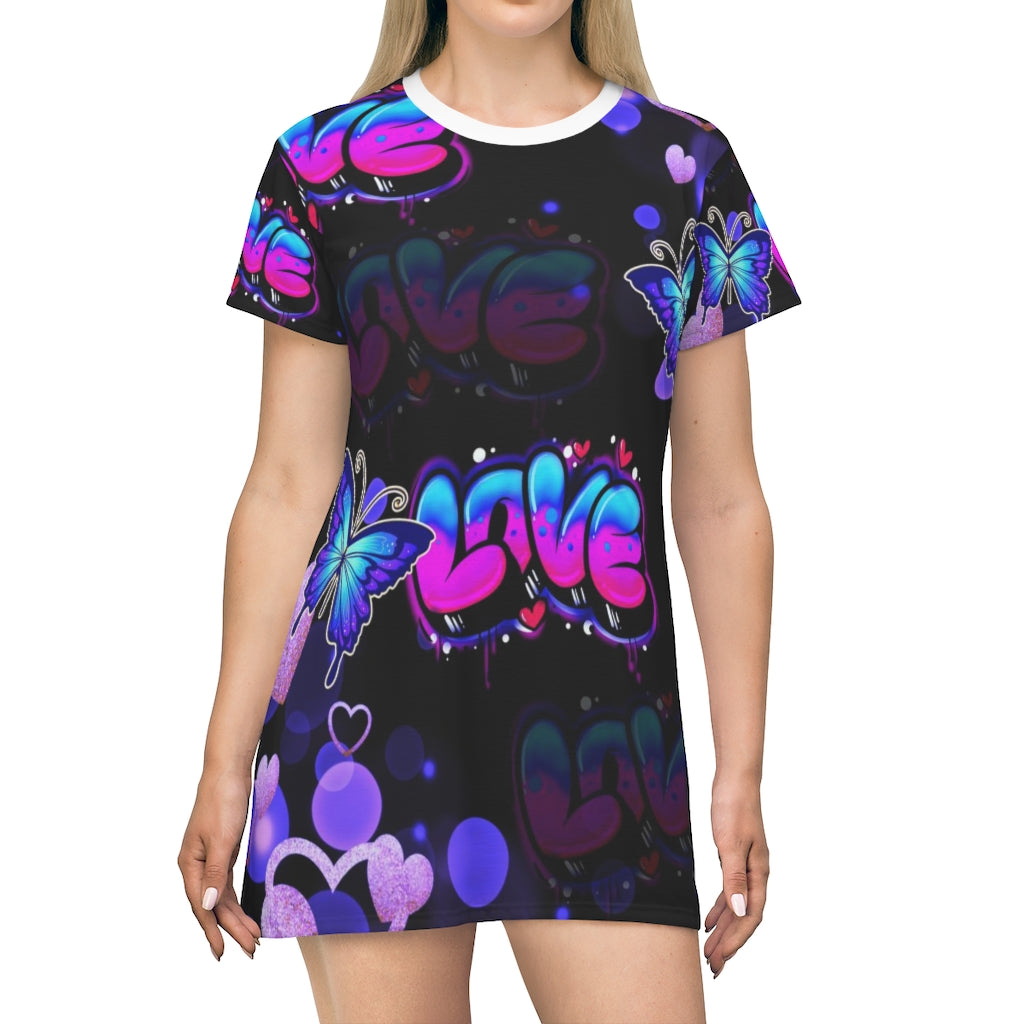 Bubble Love T-Shirt Dress