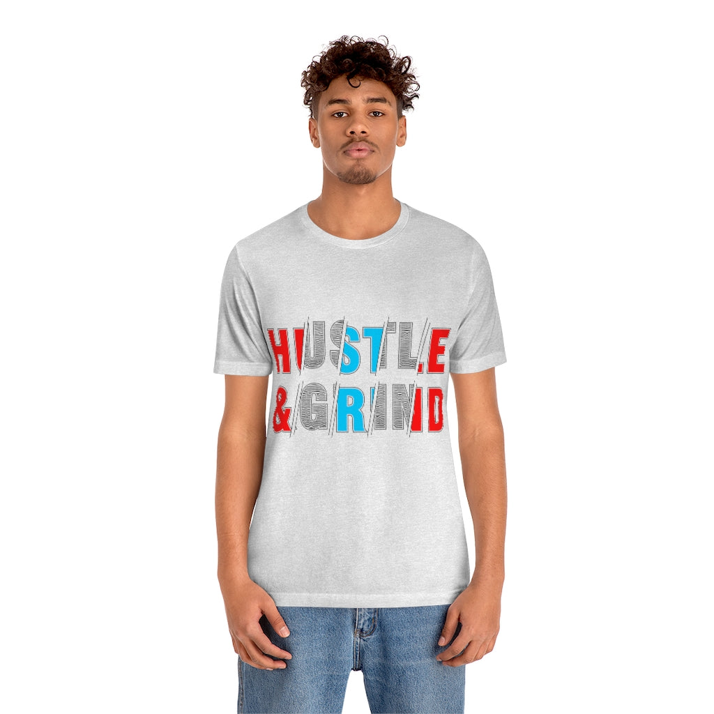 Hustle And Grind Unisex Jersey Short Sleeve Tee