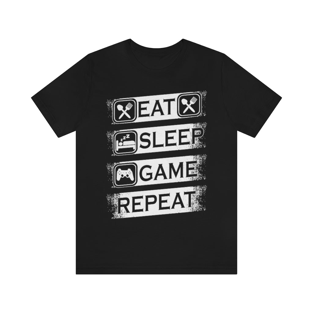 Gaming Repeat Unisex Jersey Short Sleeve Tee