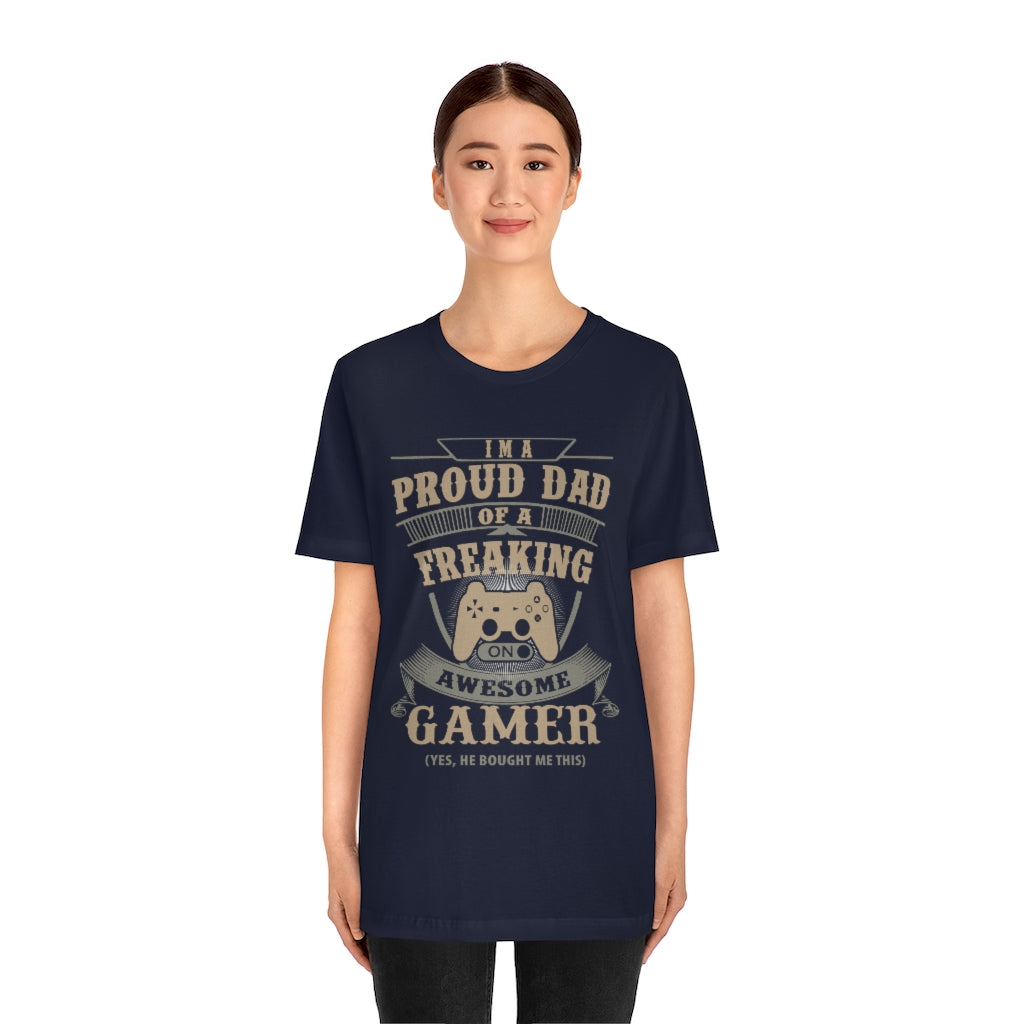Proud Dad Unisex Jersey Short Sleeve Tee