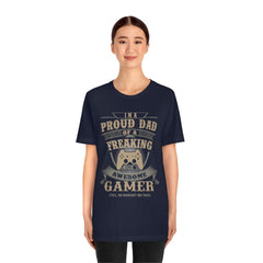 Proud Dad Unisex Jersey Short Sleeve Tee