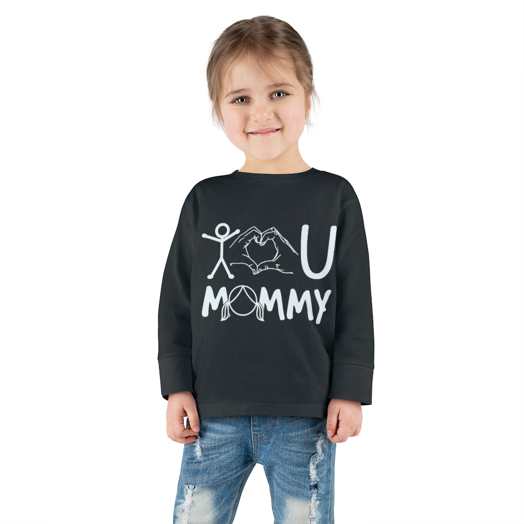 Love Mommy Toddler Long Sleeve Tee